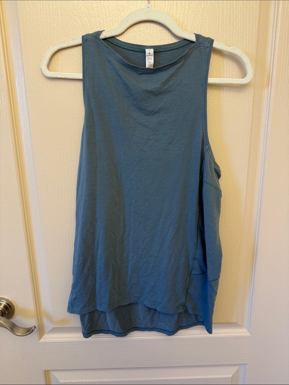 lululemon athletica Teal Blue Muscle Tank